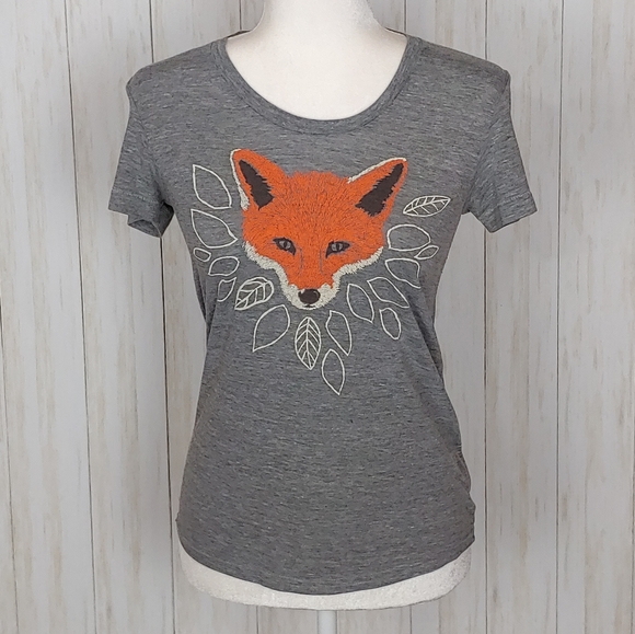 Anvil Tops - Cute Fox graphic tee